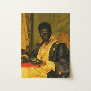 Khayman - Gay African Vampire Art Print / Canvas, 12x16’’ / 31x41cm / Unframed / no Border, Posters Prints & Visual Artwork, Toby Leon