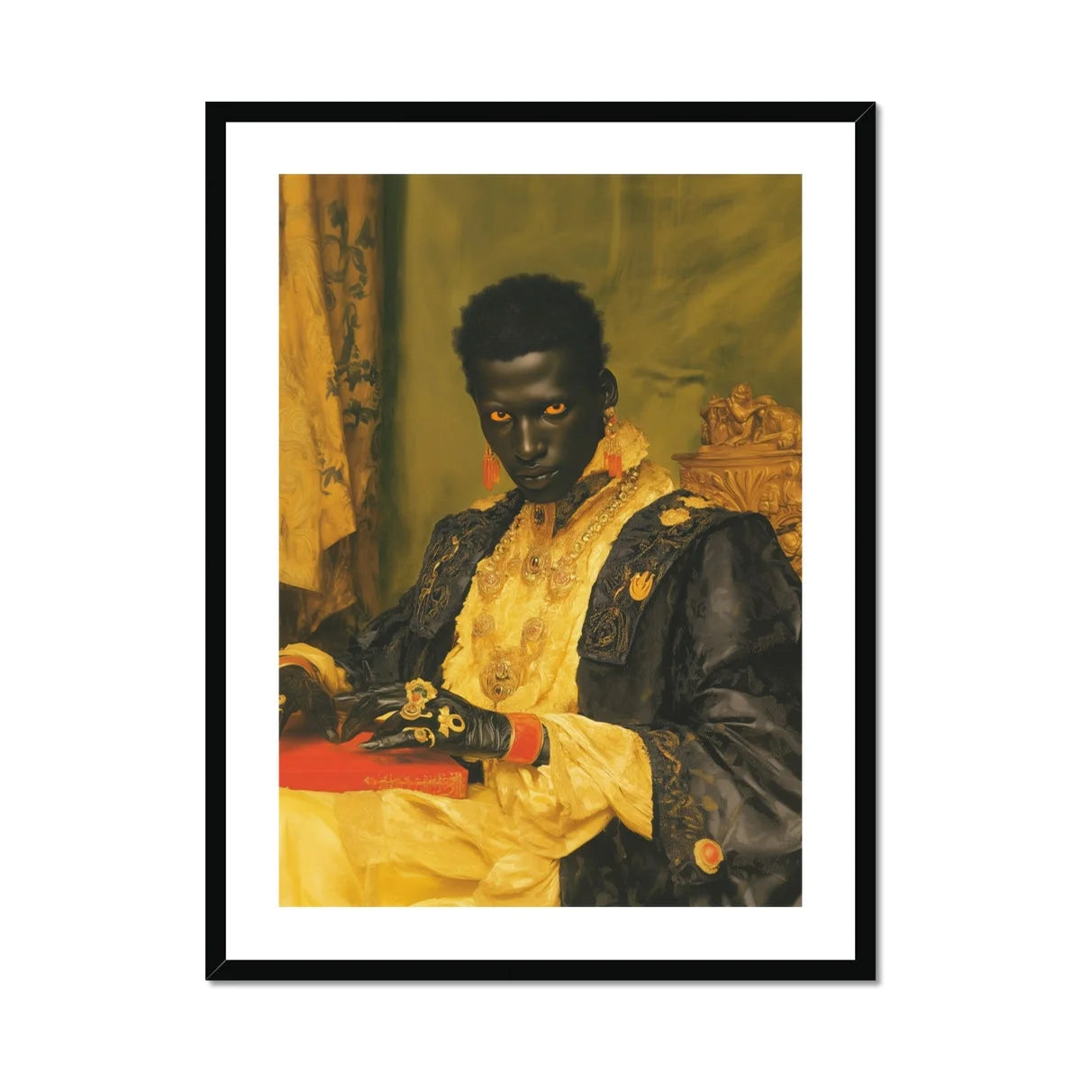 Khayman - Gay African Vampire Art Print Posters Prints & Visual Artwork