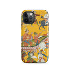 King Dasaratha Proceeds to Rama’s Wedding Shangri Ramayana Iphone Case, 12 Pro / Matte, Phone Case Historical Scene