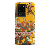 King Dasaratha Proceeds to Rama’s Wedding - Shangri Ramayana Phone Case, Samsung Galaxy S20 Ultra / Matte, Mobile Cases, Toby Leon