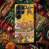 King Dasaratha Proceeds to Rama’s Wedding - Shangri Ramayana Phone Case, Mobile Cases, Toby Leon