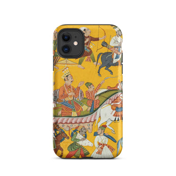 King Dasaratha Proceeds to Rama’s Wedding - Shangri Ramayana Phone Case Iphone 11 / Matte Artistic Phone Case King Dasaratha, Shangri