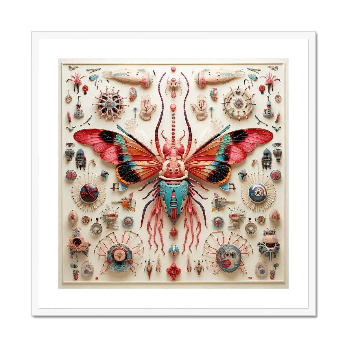 King Dom Beetle - Alien Insect Taxonomy Art Print