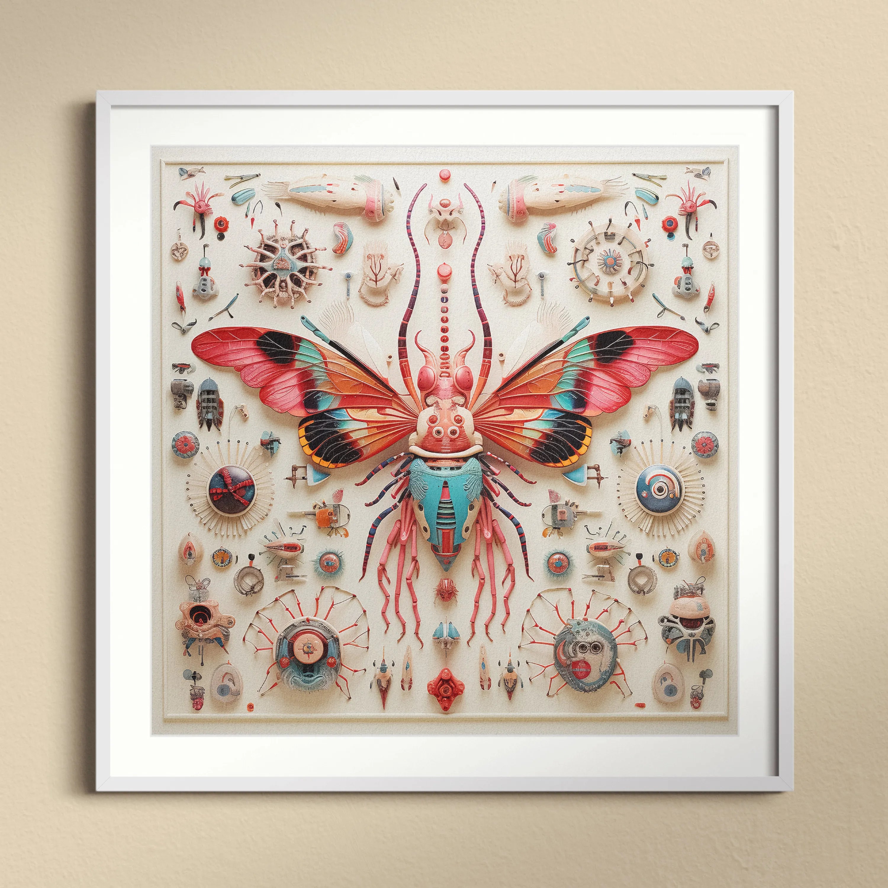 King Dom Beetle - Alien Species Taxonomy Art Print - Posters Prints & Visual Artwork - Aesthetic Art