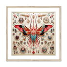 King Dom Beetle - Gay Insects - Alien Species Taxonomy Art Framed & Mounted Print 28’’x28’’ / Natural Frame