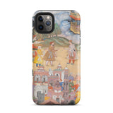 King Sal Visits Kala Yavana - Harivamsa Iphone Case, 11 Pro Max / Matte, Phone Case Historical Scene