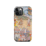 King Sal Visits Kala Yavana - Harivamsa Iphone Case, 12 Pro / Matte, Iphone Case Historical Artwork