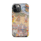 King Sal Visits Kala Yavana Harivamsa Iphone Case, 12 Pro Max / Matte, Phone Case Historical Scene
