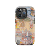 King Sal Visits Kala Yavana - Harivamsa Iphone Case, 16 Pro / Matte, Phone Case Historical Artwork
