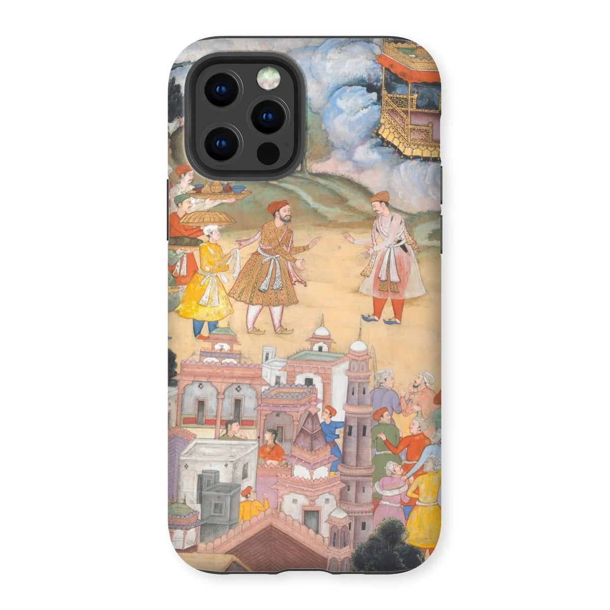 King Sal Visits Kala Yavana - Harivamsa Iphone Case 12 Pro / Matte Mobile Phone Cases