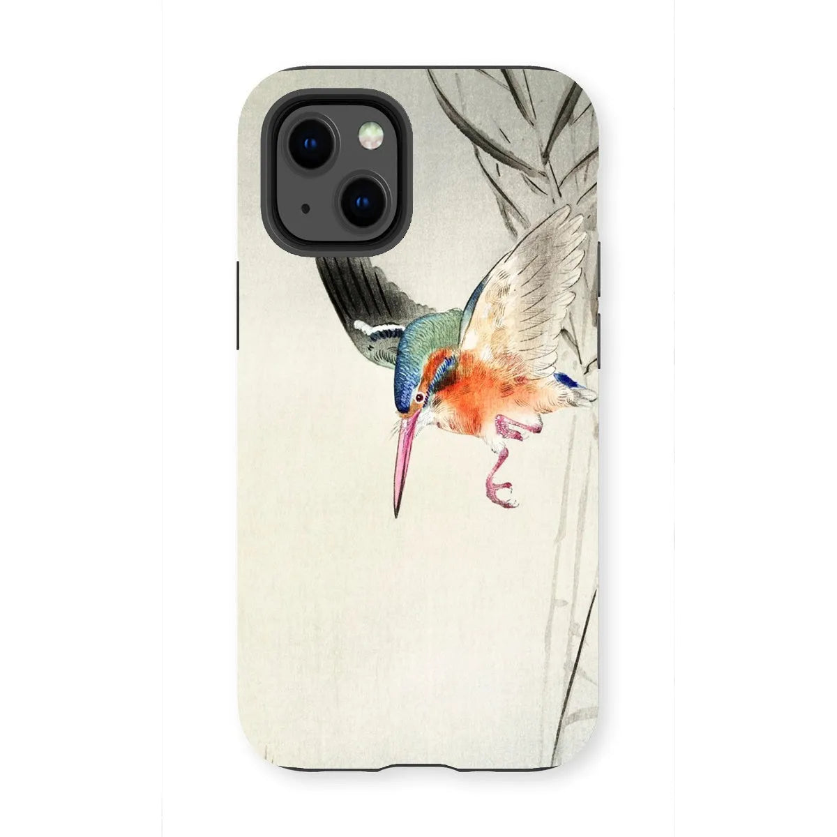 Kingfisher Hunting - Kachōe Bird Art Phone Case - Ohara Koson - Iphone 13 Mini / Matte - Mobile Phone Cases