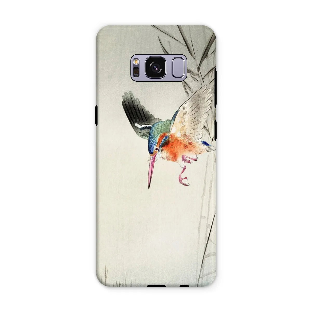 Kingfisher Hunting - Kachōe Bird Art Phone Case - Ohara Koson - Samsung Galaxy S8 Plus / Matte - Mobile Phone Cases