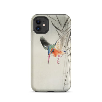 Kingfisher Hunting - Ohara Koson Bird Art Iphone Case, 11 / Matte, Phone Case Bird Design