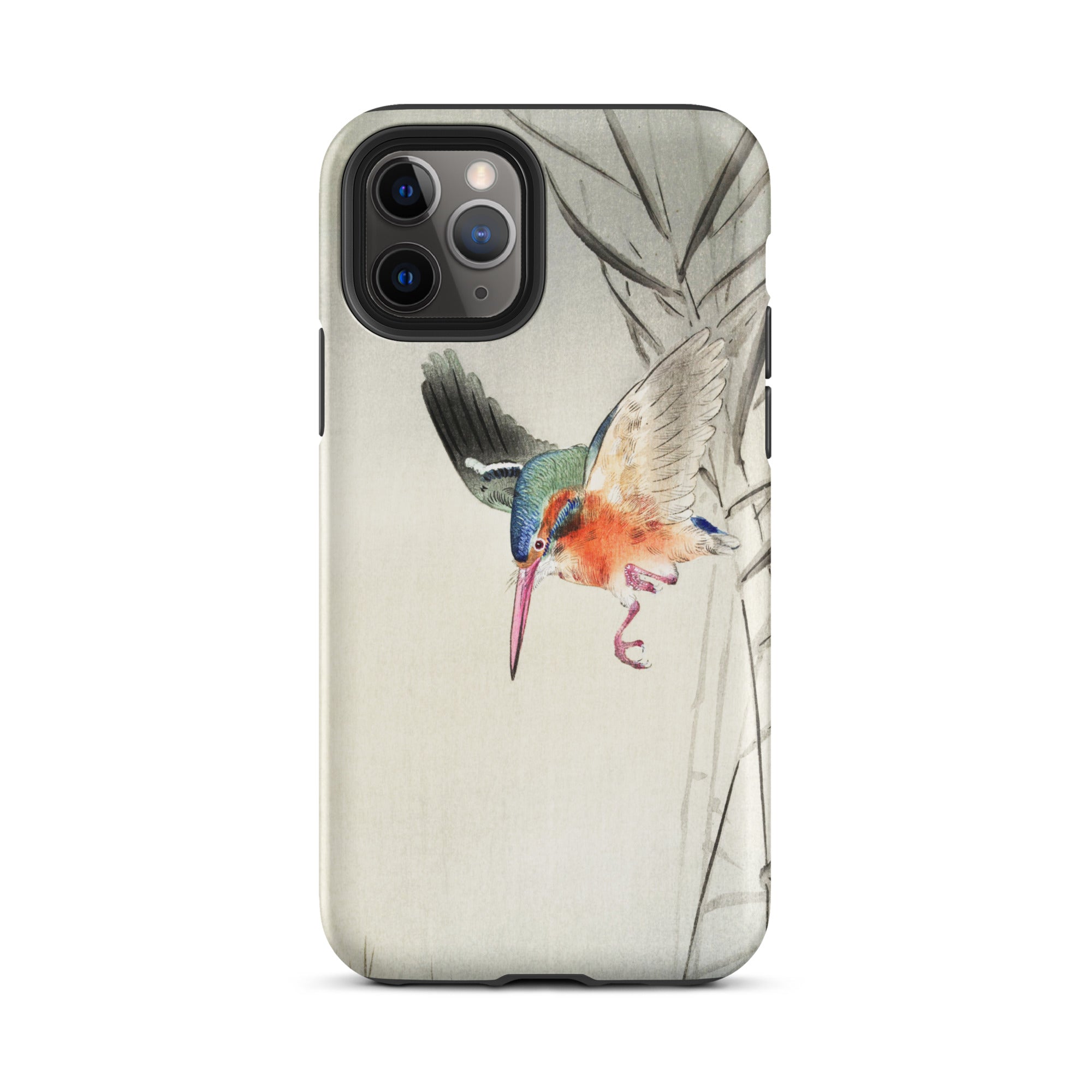 Kingfisher Hunting Ohara Koson Bird Art Iphone Case, 11 Pro / Matte, Bird Themed Phone Case