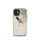Kingfisher Hunting - Ohara Koson Bird Art Iphone Case, 12 Mini / Matte, Bird-themed Phone Case