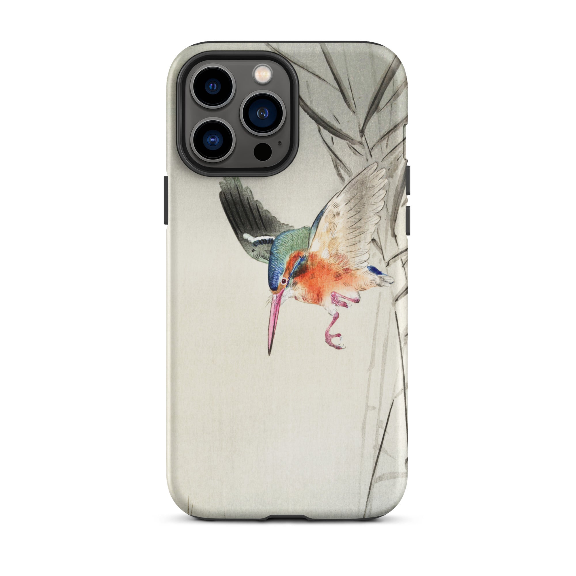 Kingfisher Hunting Ohara Koson Bird Art Iphone Case, 13 Pro Max / Matte, Bird Themed Phone Case