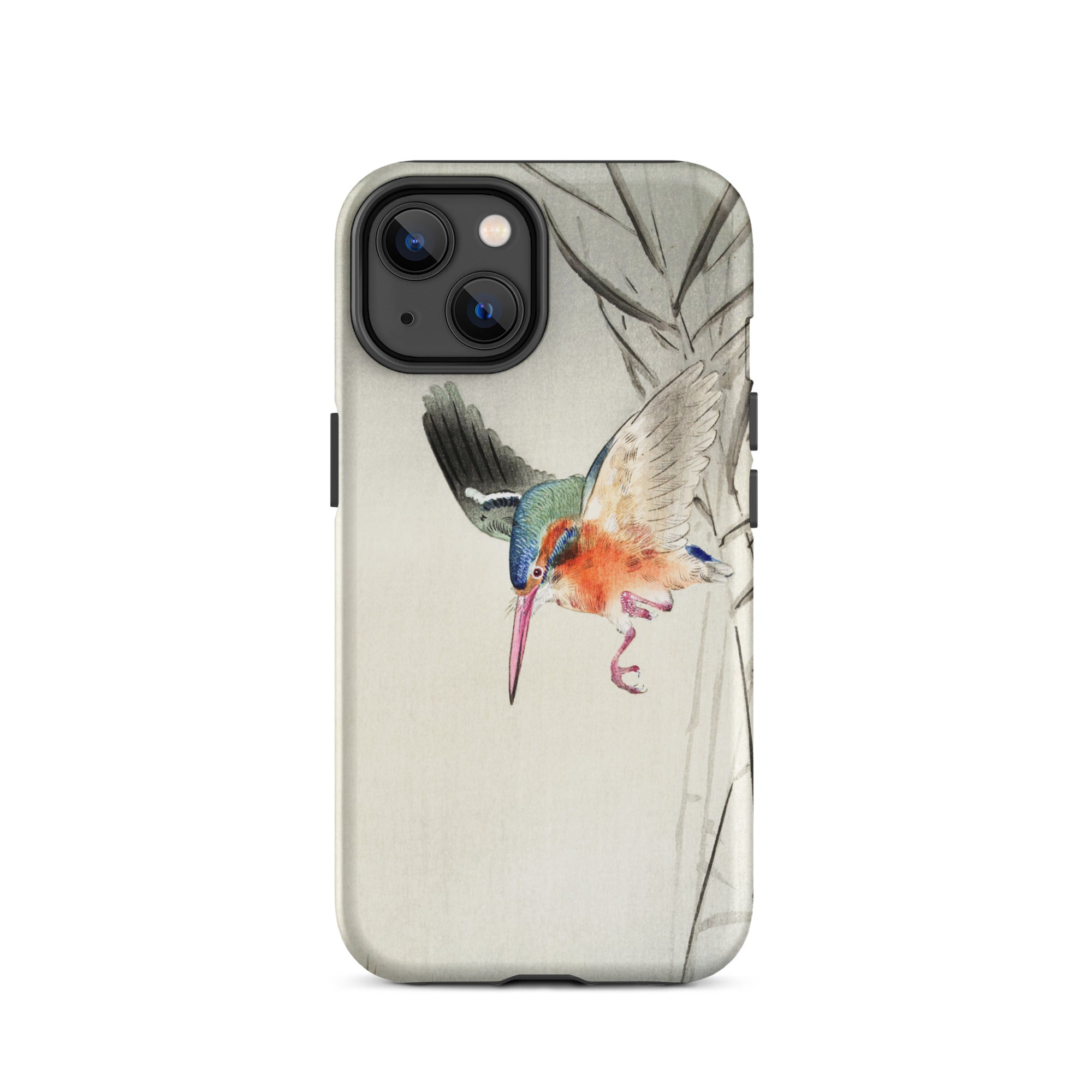 Kingfisher Hunting Ohara Koson Bird Art Iphone Case, 14 / Matte, Bird Themed Iphone Case