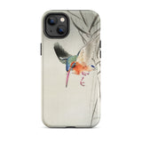 Kingfisher Hunting - Ohara Koson Bird Art Iphone Case, 14 Plus / Matte, Phone Case Bird Design