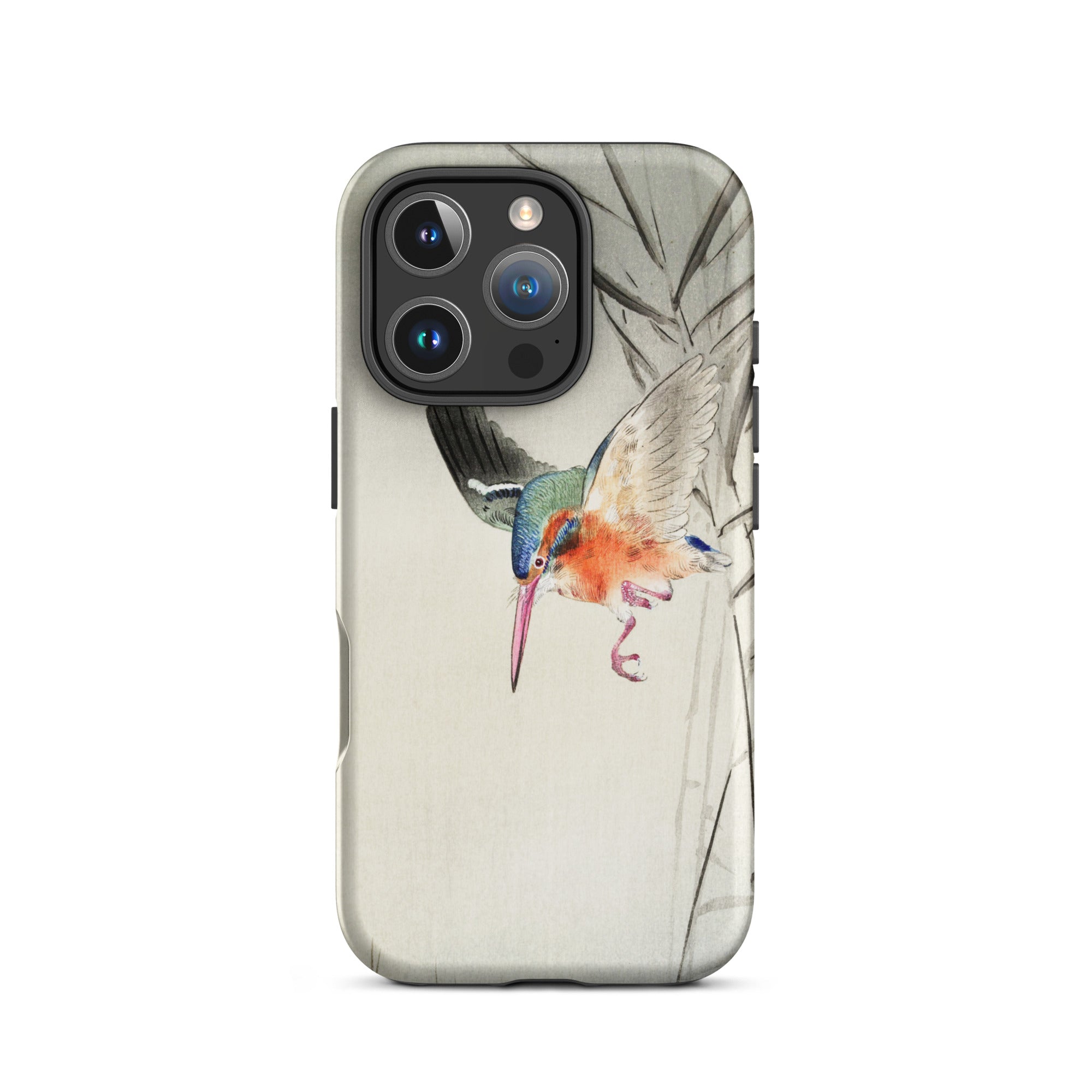 Kingfisher Hunting Ohara Koson Bird Art Iphone Case, 16 Pro / Matte, Phone Case Bird Art