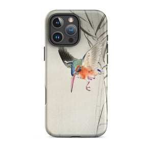 Kingfisher Hunting - Ohara Koson Bird Art Iphone Case, 16 Pro Max / Matte, Phone Case Bird Art