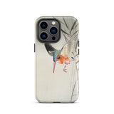 Kingfisher Hunting - Ohara Koson Bird Art Phone Case Iphone 13 Pro / Matte Bird-themed Phone Case Ohara Koson, Kachōe Bird Art, Koson’s