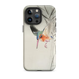 Kingfisher Hunting - Ohara Koson Bird Art Phone Case Iphone 15 Pro Max / Matte Bird-themed Phone Case Ohara Koson, Kachōe Bird Art, Koson’s
