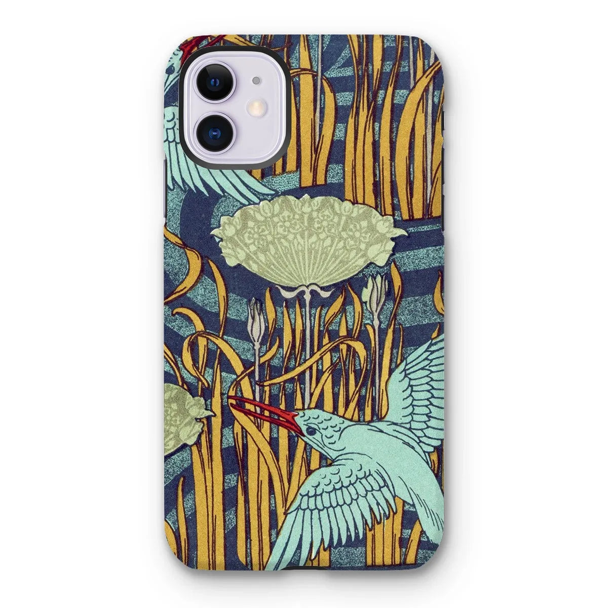 Kingfishers French Art Phone Case - Maurice Pillard Verneuil - Iphone 11 / Matte - Mobile Phone Cases - Aesthetic Art
