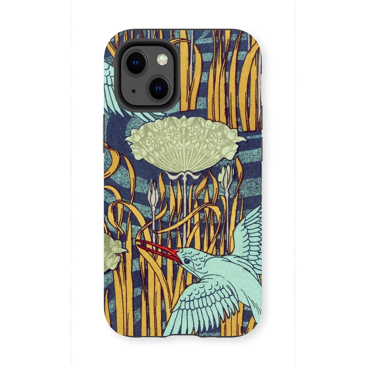 Kingfishers French Art Phone Case - Maurice Pillard Verneuil - Iphone 13 Mini / Matte - Mobile Phone Cases - Aesthetic