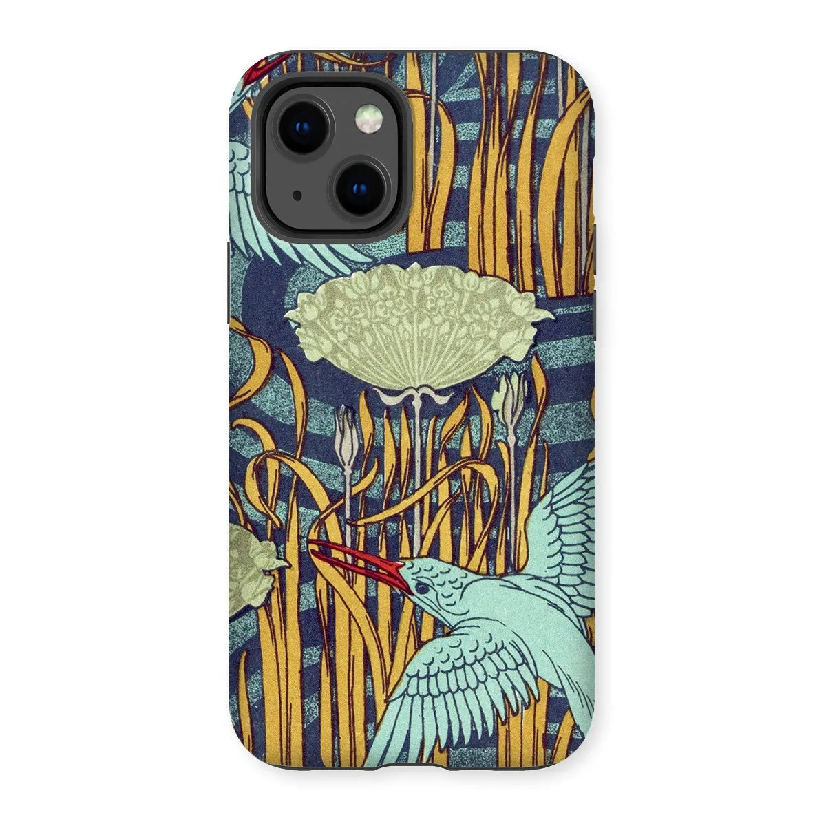 Kingfishers French Art Phone Case - Maurice Pillard Verneuil - Iphone 13 / Matte - Mobile Phone Cases - Aesthetic Art