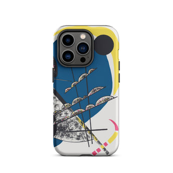 Kleine Welten Ii - Wassily Kandinsky Phone Case Iphone 14 Pro / Matte Abstract Art Phone Case Kandinsky’s Celestial Musings, Swirling