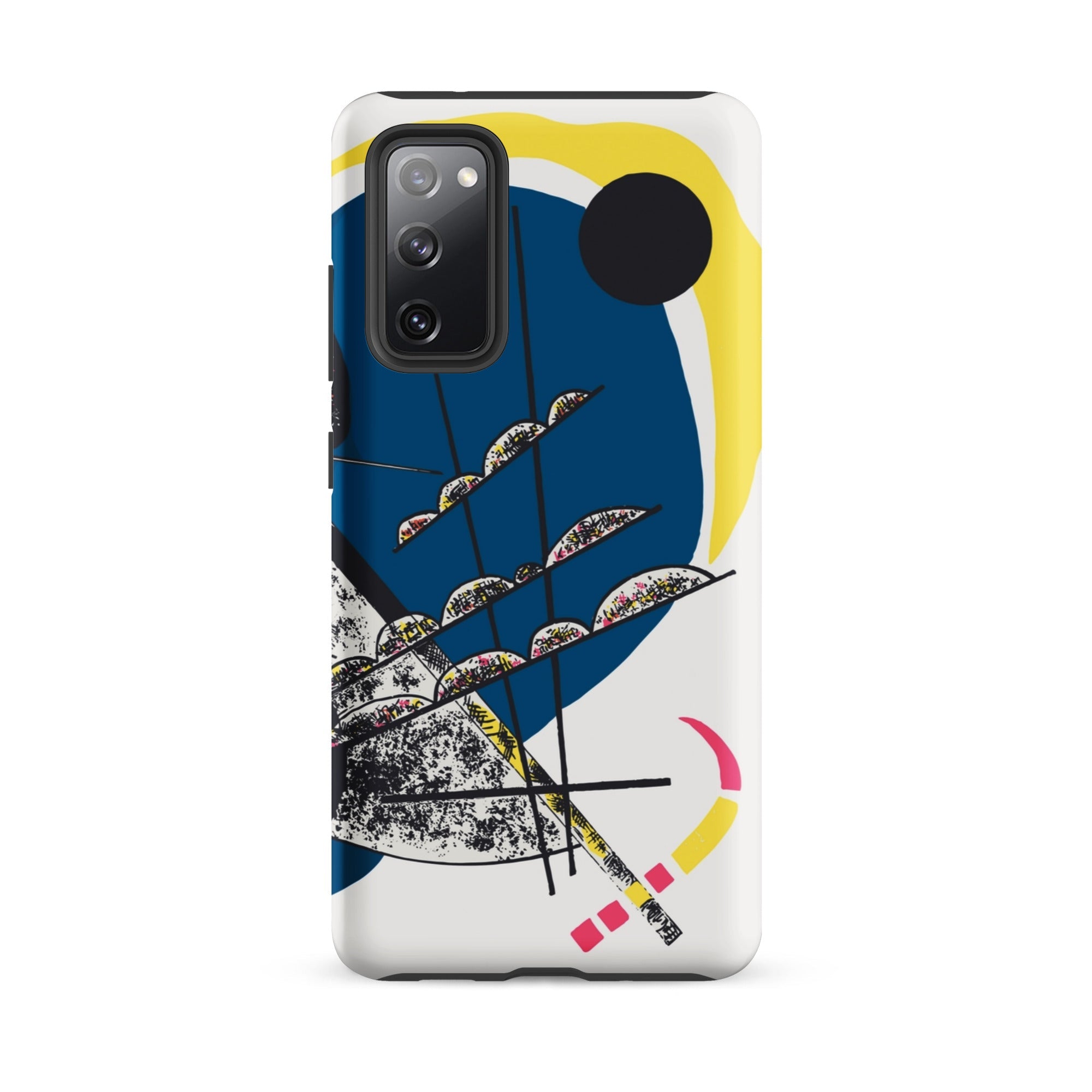 Kleine Welten Ii Wassily Kandinsky Samsung Case, Galaxy S20 Fe / Matte, White Phone Case Abstract Design