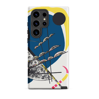 Kleine Welten Ii - Wassily Kandinsky Samsung Case, Galaxy S24 Ultra / Matte, Smartphone Decorative Case Abstract Colorful Design