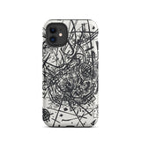 Kleine Welten Viii - Wassily Kandinsky Iphone Case, 11 / Matte, Black White Abstract Phone Case