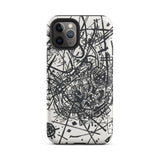Kleine Welten Viii - Wassily Kandinsky Iphone Case, 11 Pro / Matte, Abstract Black White Phone Case