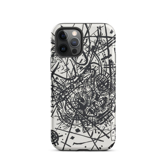 Kleine Welten Viii - Wassily Kandinsky Iphone Case, 12 Pro / Matte, Abstract Patterned Phone Case