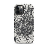 Kleine Welten Viii - Wassily Kandinsky Iphone Case, 12 Pro Max / Matte, Abstract Black White Phone Case