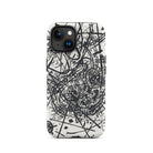 Kleine Welten Viii - Wassily Kandinsky Iphone Case, 15 / Matte, Abstract Black White Phone Case