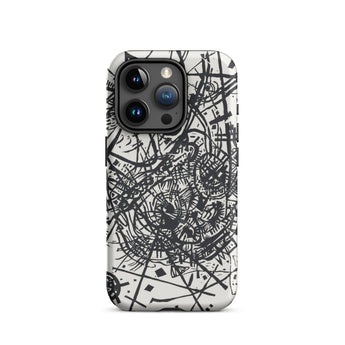 Kleine Welten Viii - Wassily Kandinsky Iphone Case, 15 Pro / Matte, Abstract Patterned Phone Case