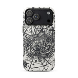 Kleine Welten Viii - Wassily Kandinsky Phone Case Iphone 17 Pro Max / Matte Iphone 12 Pro Max Case Abstract Black White Kleine Welten Viii,
