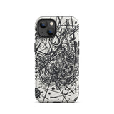 Kleine Welten Viii - Wassily Kandinsky Phone Case Iphone 13 / Matte Abstract Black White Phone Case Kleine Welten Viii, Wassily Kandinsky