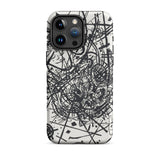 Kleine Welten Viii - Wassily Kandinsky Phone Case Iphone 15 Pro Max / Matte Abstract Black White Phone Case Kleine Welten Viii, Wassily