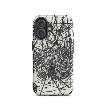 Kleine Welten Viii - Wassily Kandinsky Phone Case Iphone 16 / Matte Abstract Patterned Phone Case Kleine Welten Viii, Wassily Kandinsky