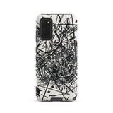 Kleine Welten Viii - Wassily Kandinsky Phone Case Samsung Galaxy S20 / Matte Black White Abstract Graffiti-style Phone Case Bold Chaotic