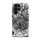 Kleine Welten Viii Wassily Kandinsky Samsung Case, Galaxy S22 Ultra / Matte, Black White Abstract Art Phone Case