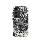 Kleine Welten Viii Wassily Kandinsky Samsung Case, Galaxy S23 / Matte, Black White Abstract Art Phone Case