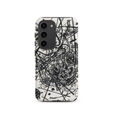 Kleine Welten Viii - Wassily Kandinsky Samsung Case, Galaxy S23 / Matte, Black White Abstract Art Phone Case