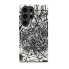 Kleine Welten Viii Wassily Kandinsky Samsung Case, Galaxy S24 Ultra / Matte, White Phone Case Black Abstract Design Camera Cutout