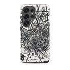 Kleine Welten Viii Wassily Kandinsky Samsung Case, Galaxy S25 Ultra / Matte, Smartphone Case Black White Abstract Design Camera Cutout
