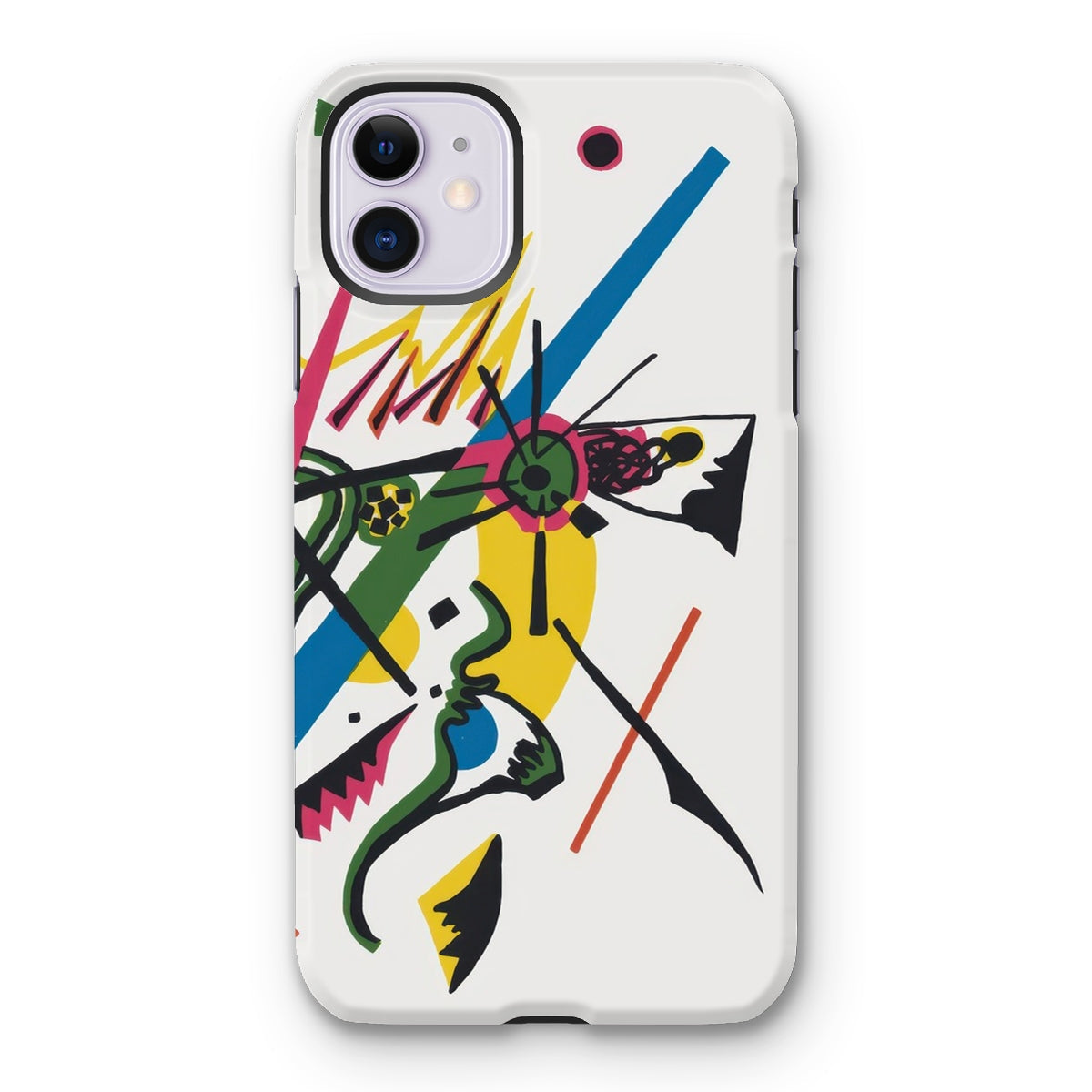 Kleine Welten i - Wassily Kandinsky Iphone Case, 11 / Matte, Abstract Art Phone Case