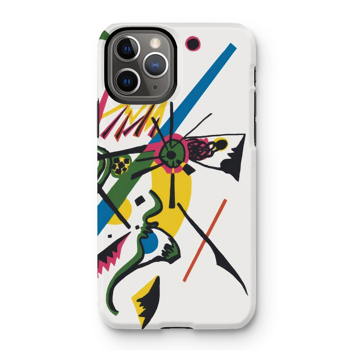Kleine Welten i - Wassily Kandinsky Iphone Case, 11 Pro / Matte, Abstract Art Phone Case
